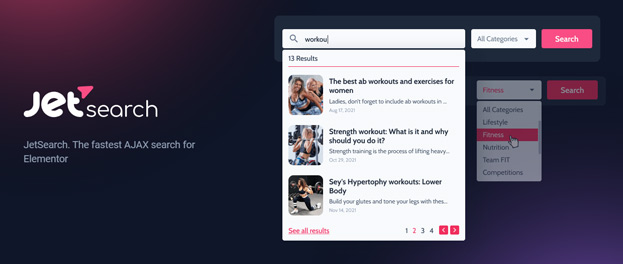 JetSearch For Elementor V3.3.0